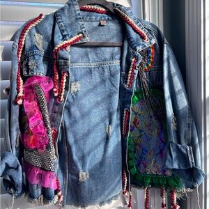 Eclectic denim/jean jacket